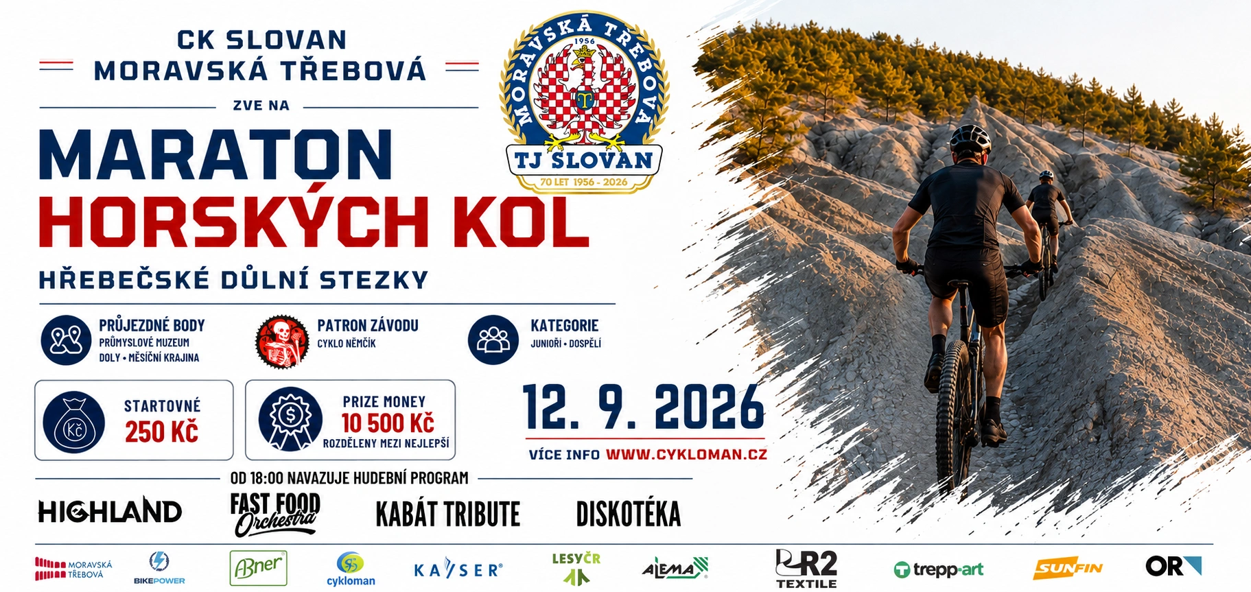 Plakát závodu – 8. závod seriálu CYKLOMAN